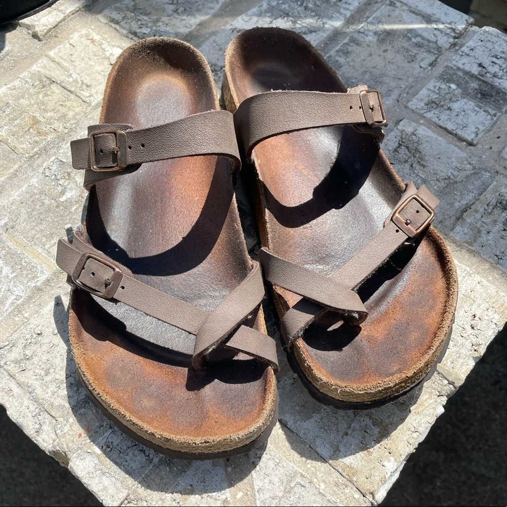 Womens Mayari Flor Nubuck Birkenstocks